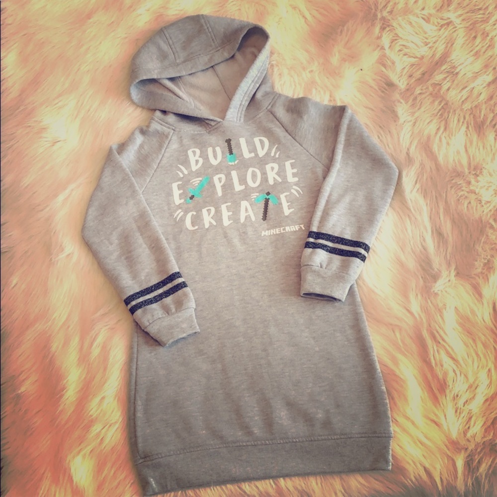 Minecraft sweater dress